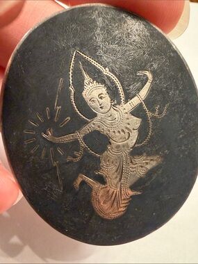 Siam Sterling brooch